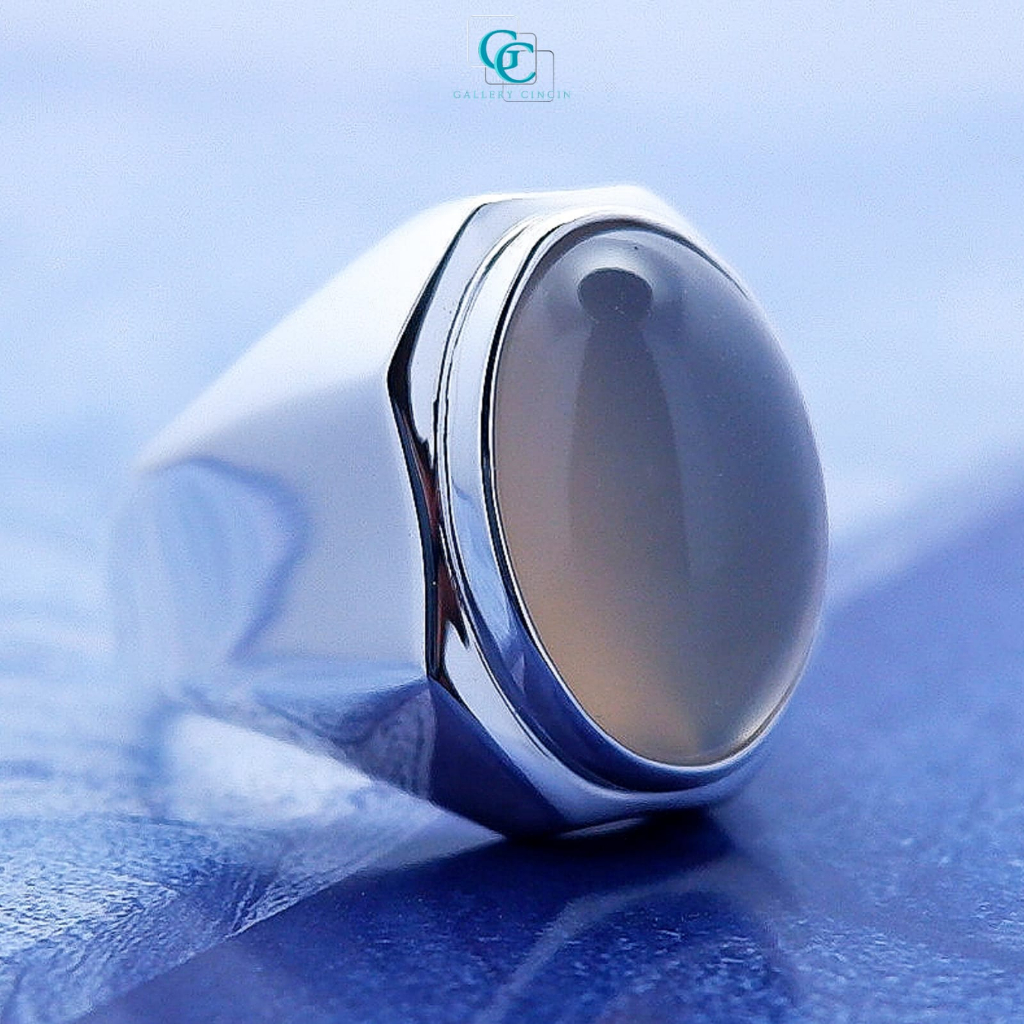 Cincin pria kantoran custom ikat batu mulia akik permata cowok 108