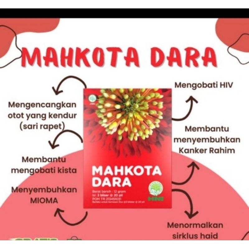 MAHKOTA DARA MUSTIKA DARA HNI ORI BPOM