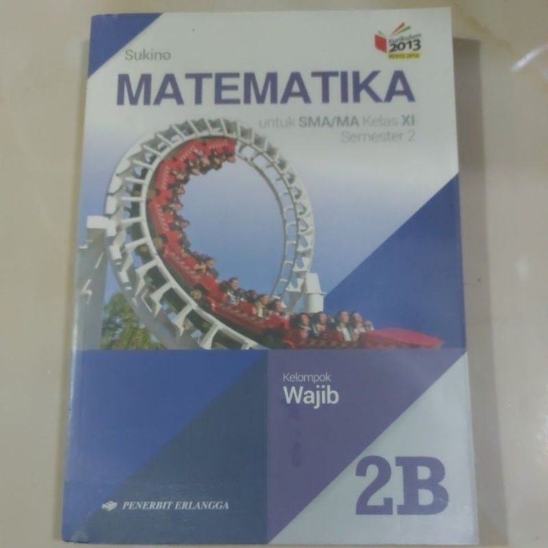 Buku Matematika SMA Kls 2 Jilid B, Sukino