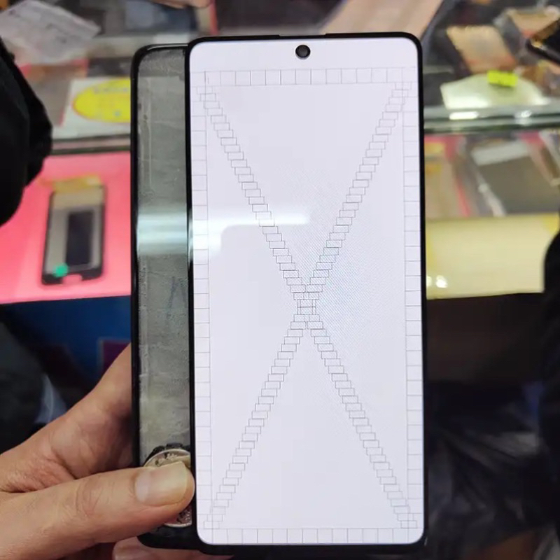 LCD TOUCHSREEN SAMSUNG A71 AMOLED FULL DISPLAY - BISA FINGERPRINT - ORI BLACK