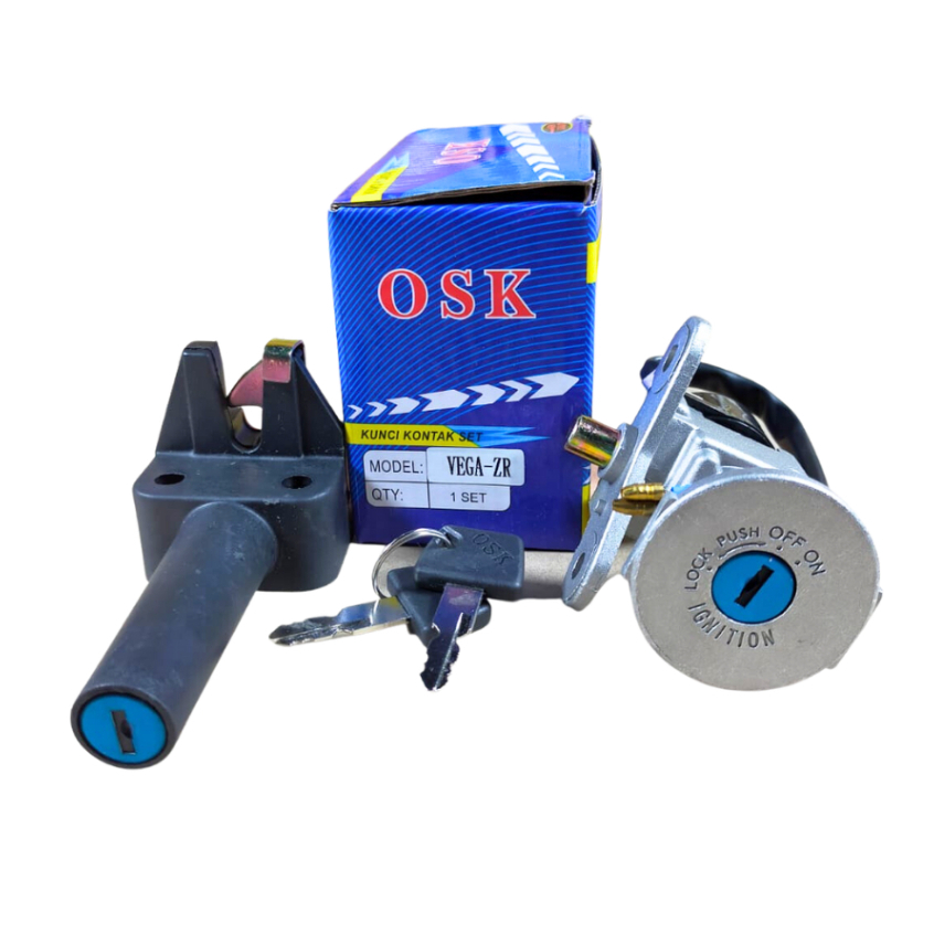 KUNCI KONTAK SET / KEY SET PLUS JOK MOTOR VEGA ZR / VEGA RR / VEGA ZR NEW OSK