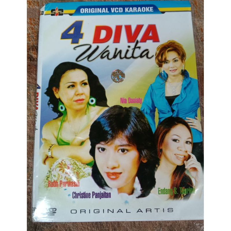 Kaset Vcd original lagu 4 Diva wanita