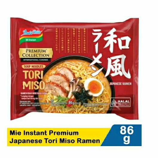 

indomie kuah tori miso 86 gr