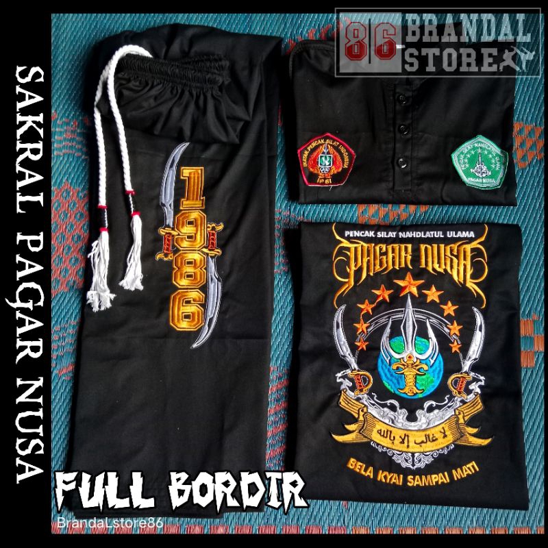 sakral pagar nusa full bordiran terbaru (COD)