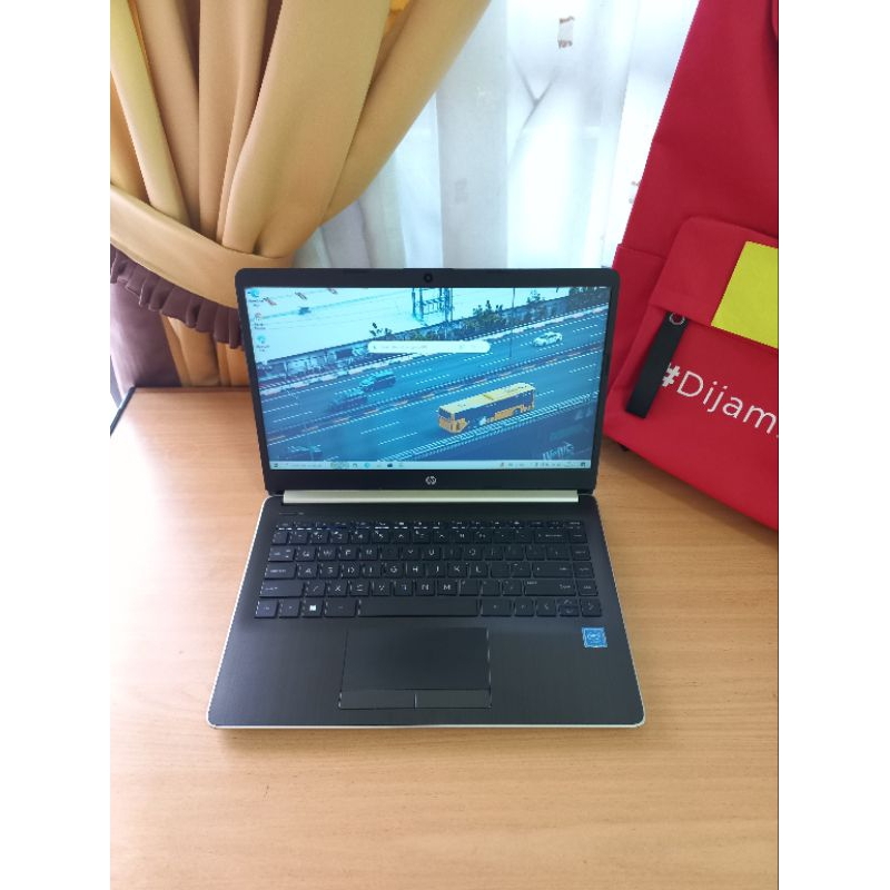 Laptop HP 14s Intel N4250u Ram 4gb SSD 256gb HDD 1000gb Like New Slim Keyboard Backlight Laptop Beka