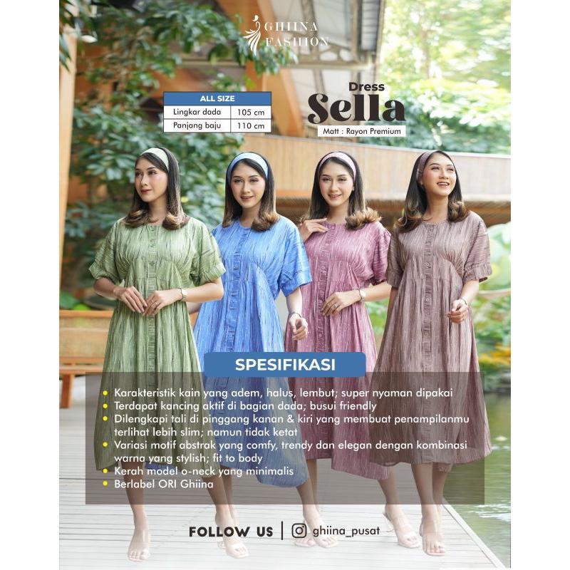 SELLA DASTER CANTIK✅GHINA FASHION