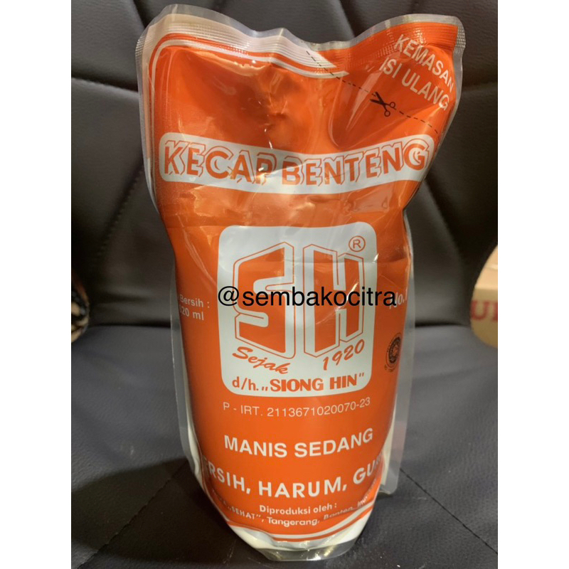 

Kecap SH KECAP BENTENG REFILL 620ml untuk 1 dus