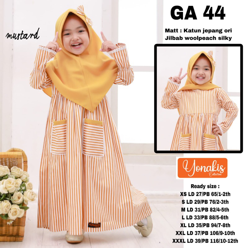 gamis anak by yonakis