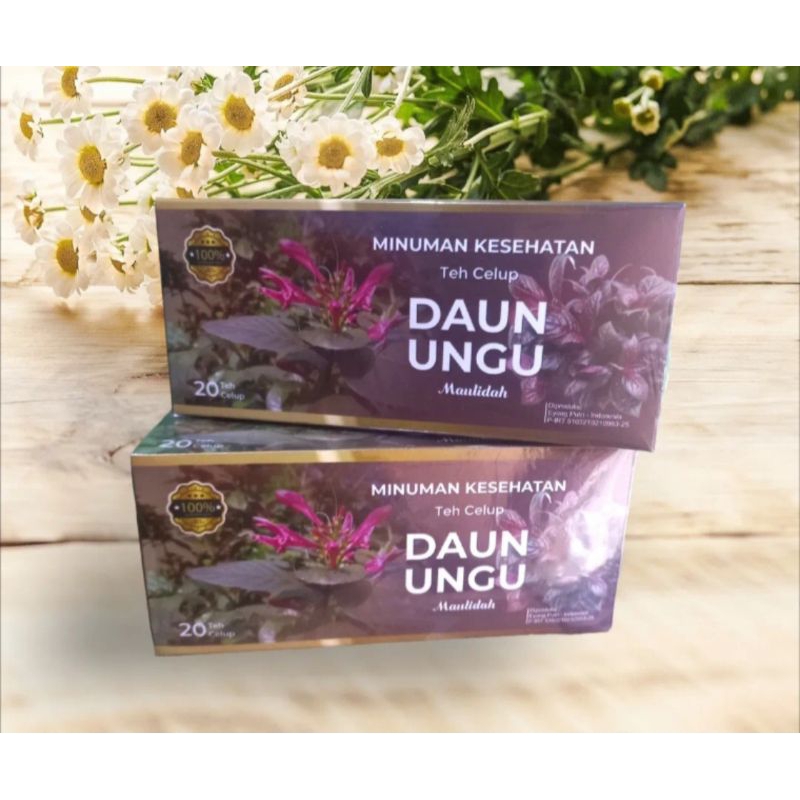 

TEH CELUP DAUN UNGU / TEH CELUP HERBAL DAUN UNGU ATASI WASIR ,AMBEIN ISI 20 KANTONG