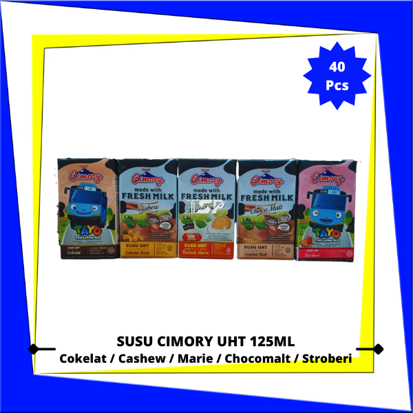 

Susu Cimory UHT Varian Rasa 125ml x 40 pcs (1 Karton)