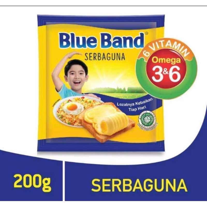 

Blue Band Serbaguna ukuran 200gr 1 dus