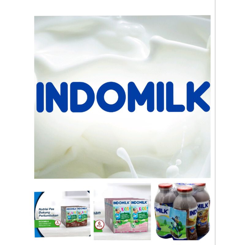 

INDOMILK Kids Susu UHT Strawberry/ Coklat 4 x 190Ml / 6 x 115 ml