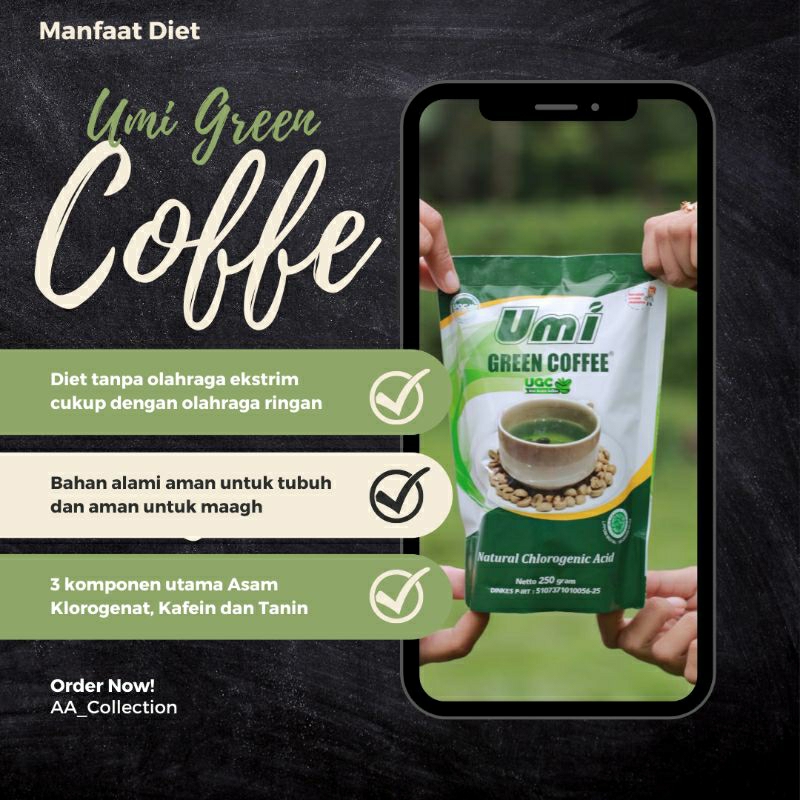 UGC UMI GREEN COFFEE  ORIGINAL