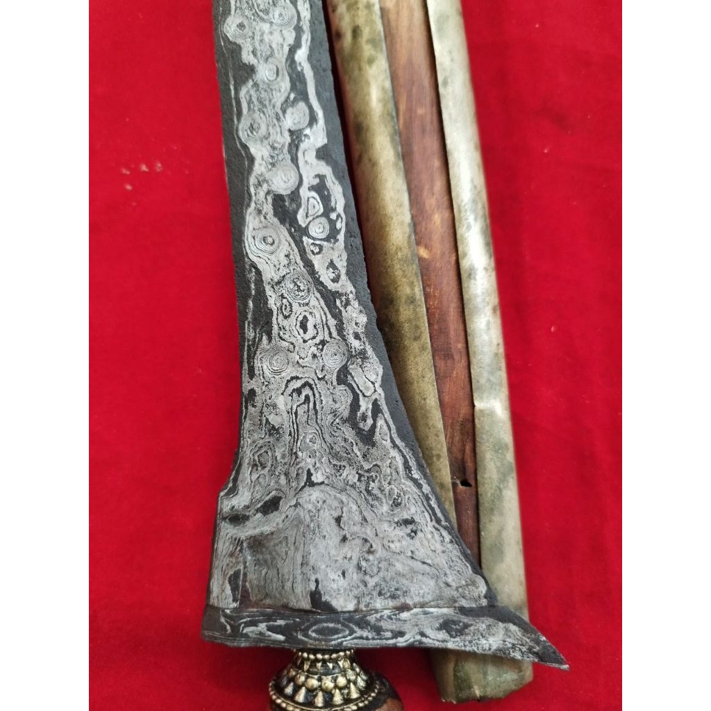 Keris Lurus Tilam Upih pamor Udan Emas