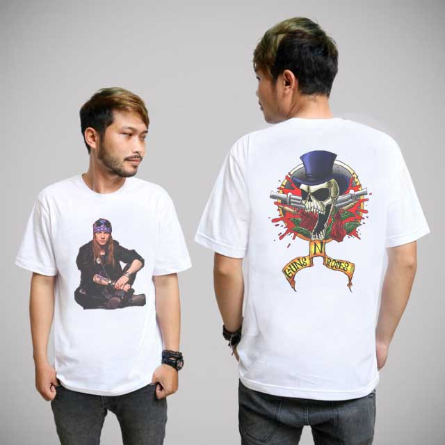 AXL Rose Guns N Roses Tshirt Casual Bahan 100% Cotton T-SHIRT