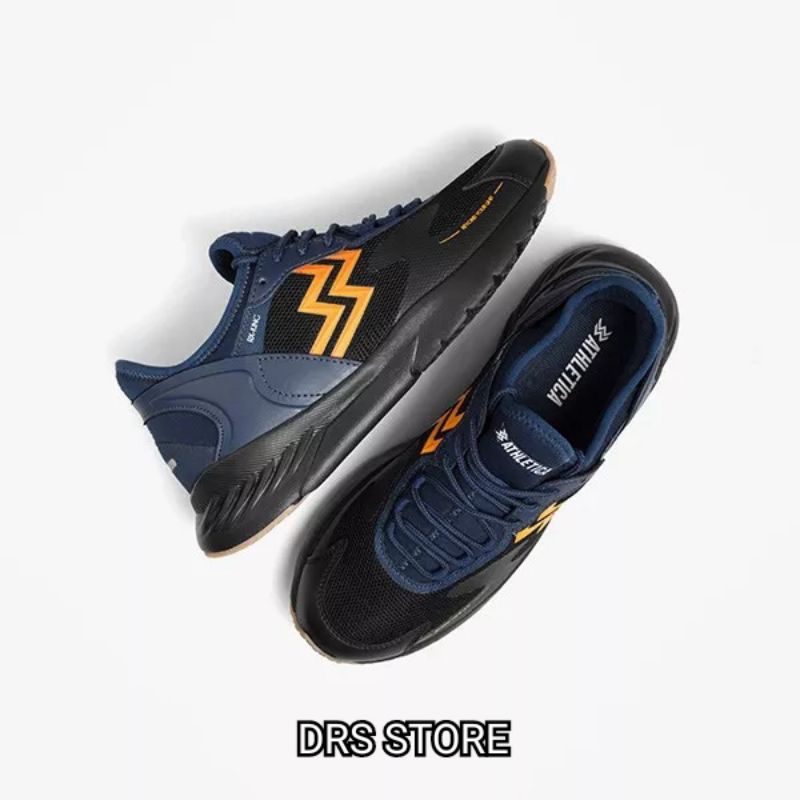 DRS STORE Athletica Shop - RX-King Navy Black | Sepatu Running | Sepatu Olahraga
