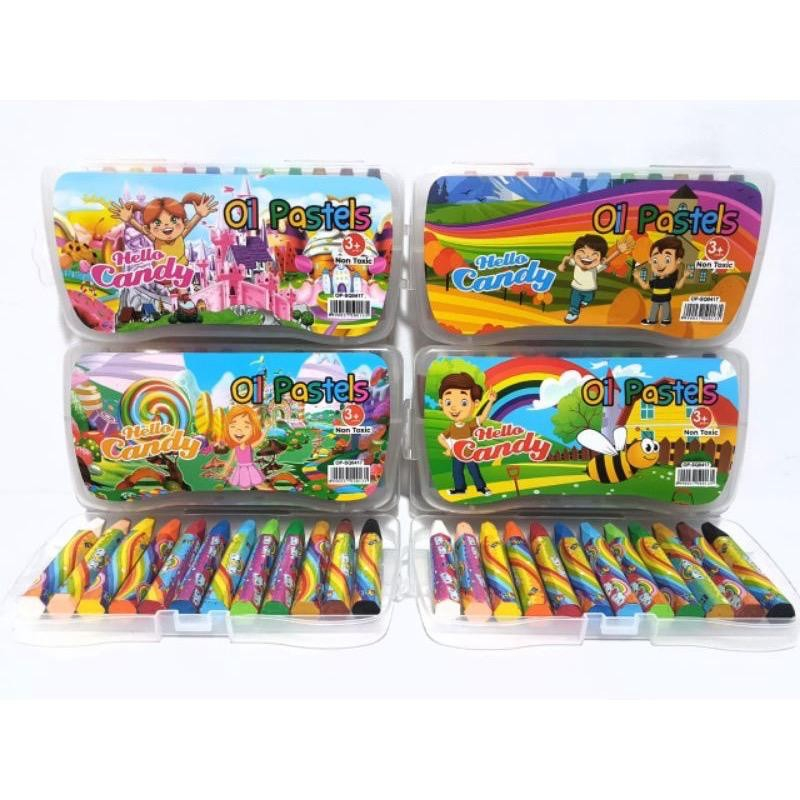 

Crayon Set Mini isi 12 Colors Krayon Oil Pastel 12 Warna bkn 150 208