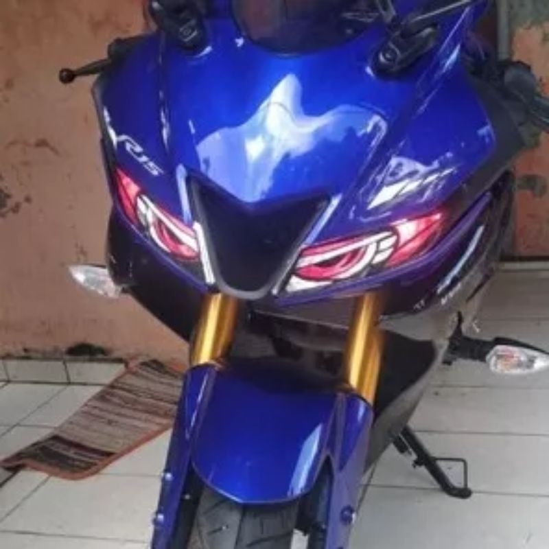 Stiker lampu alis NEW R15 V3