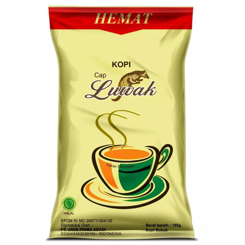 

kopi luwak black coffee bag 165gr