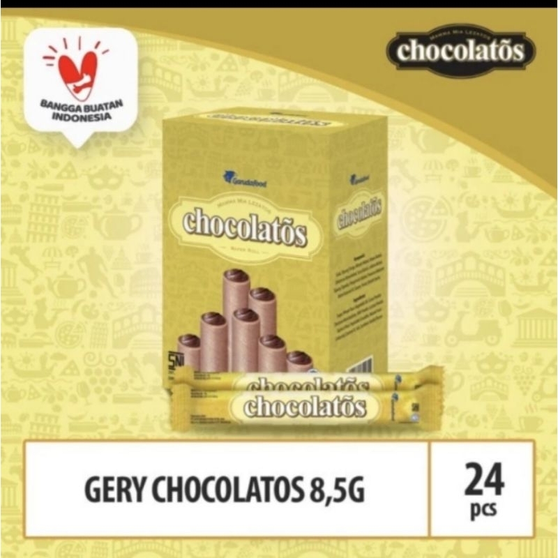 

Gerry chocolatos 1 box isi 24