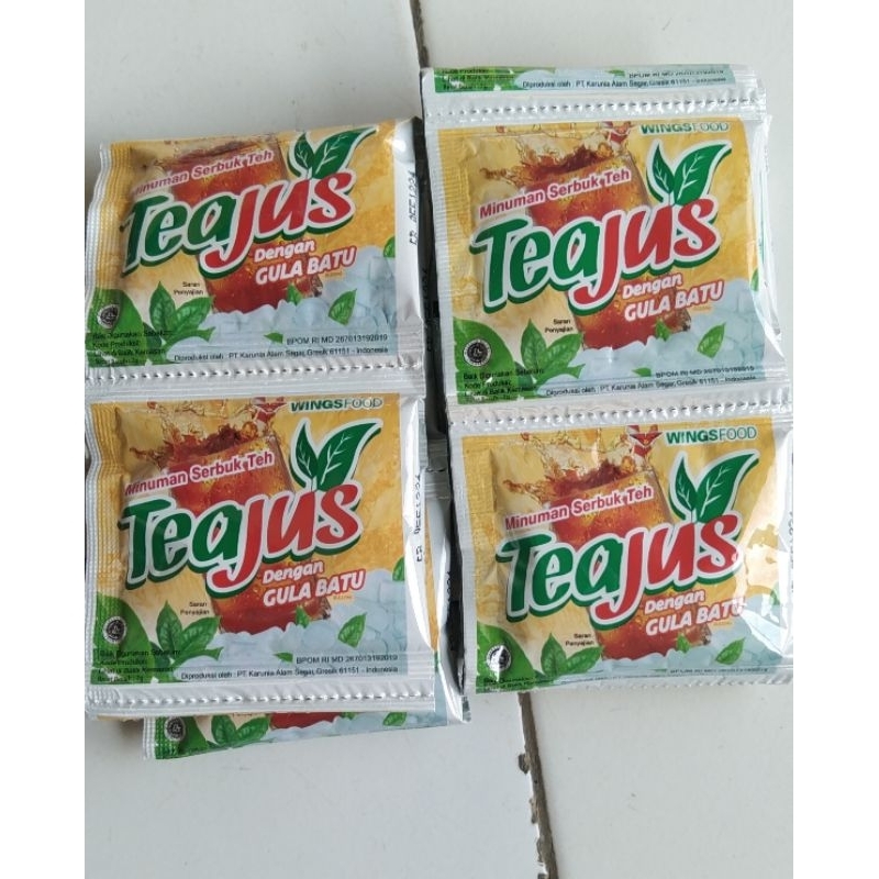 

minuman serbuk TEAJUS