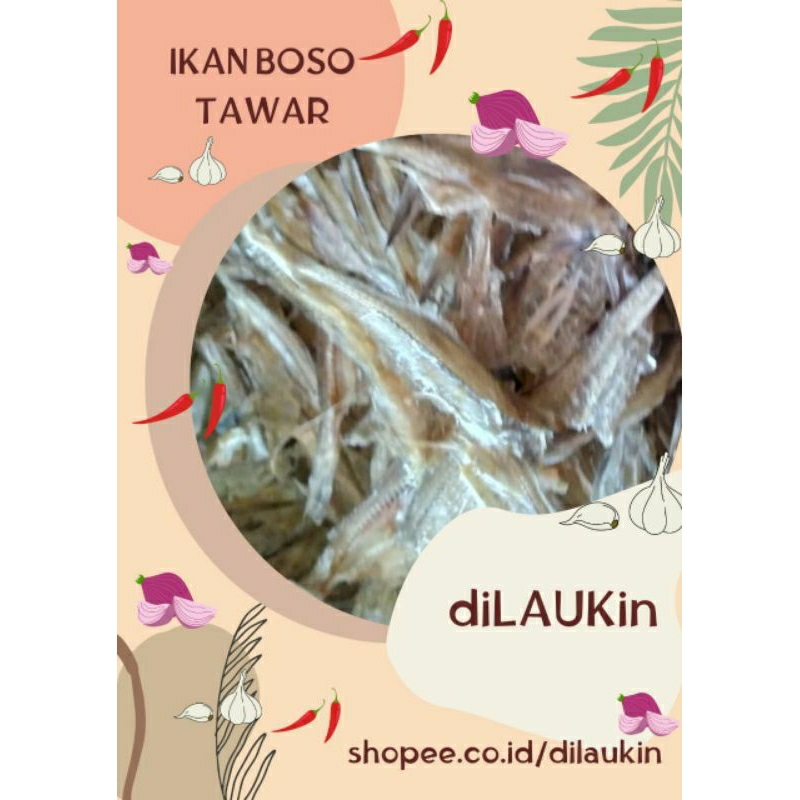 

IKAN BOSO KECIL TAWAR per500 gram