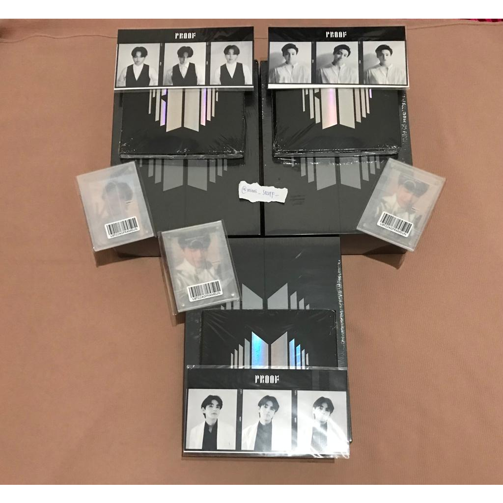 [READY STOCK] BTS PROOF Album Weverse SET Standard Edition + Compact Edition, POB Weverse PC Photoca