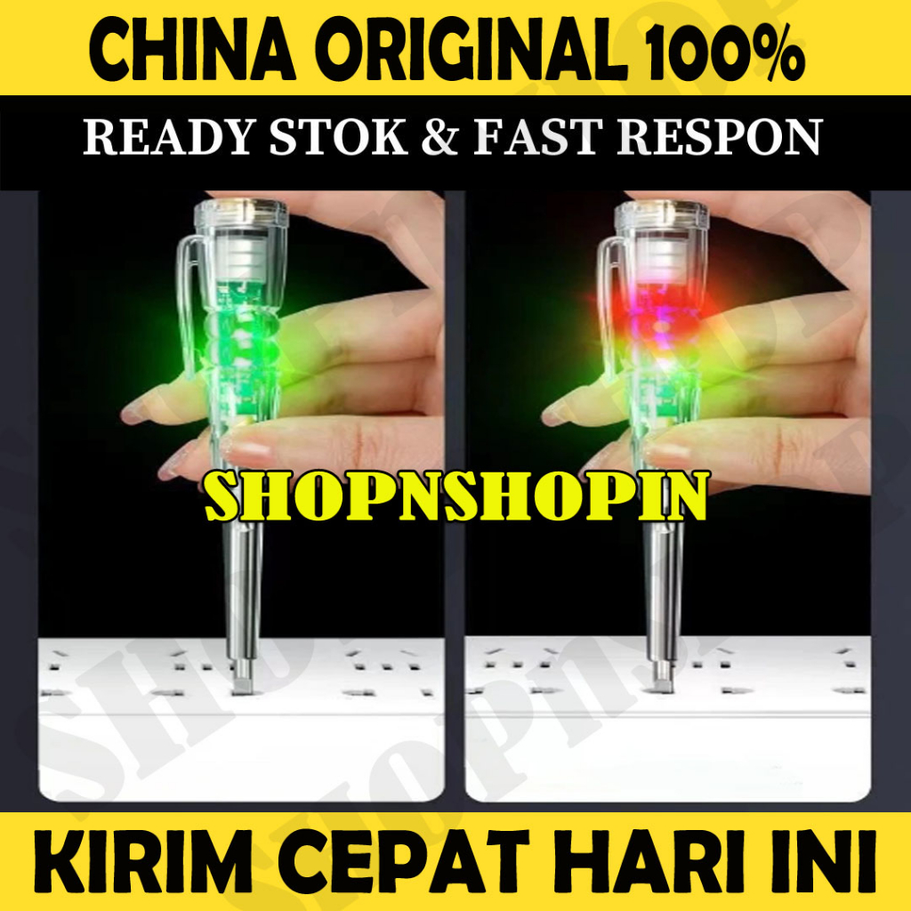 Obeng Tespen Multifungsi | Obeng Tespen Listrik | Obeng Tespen LED Indikator