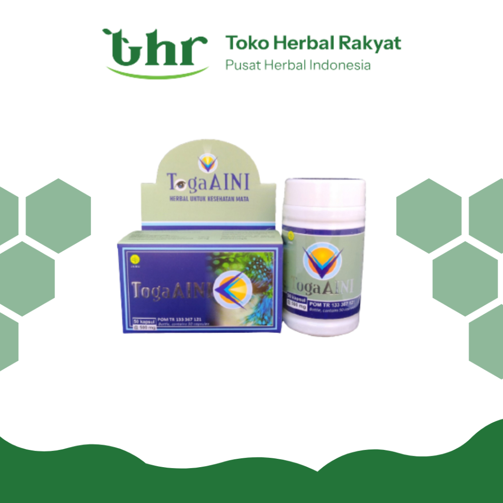 

Herbal Kapsul Toga Aini Herbal Vitamin Mata Alami | Kesehatan Mata | Obat Mata