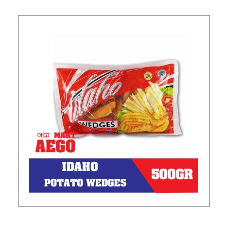 

Idaho potato wedges 500gr