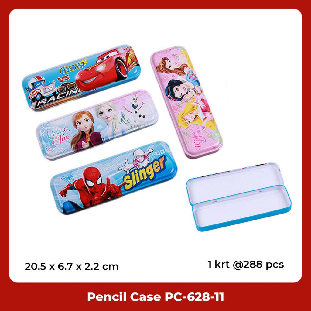 

Tempat Pensil / Pencil Case / Kotak Pensil Kaleng Motif Karakter Fancy Lucu 628-11