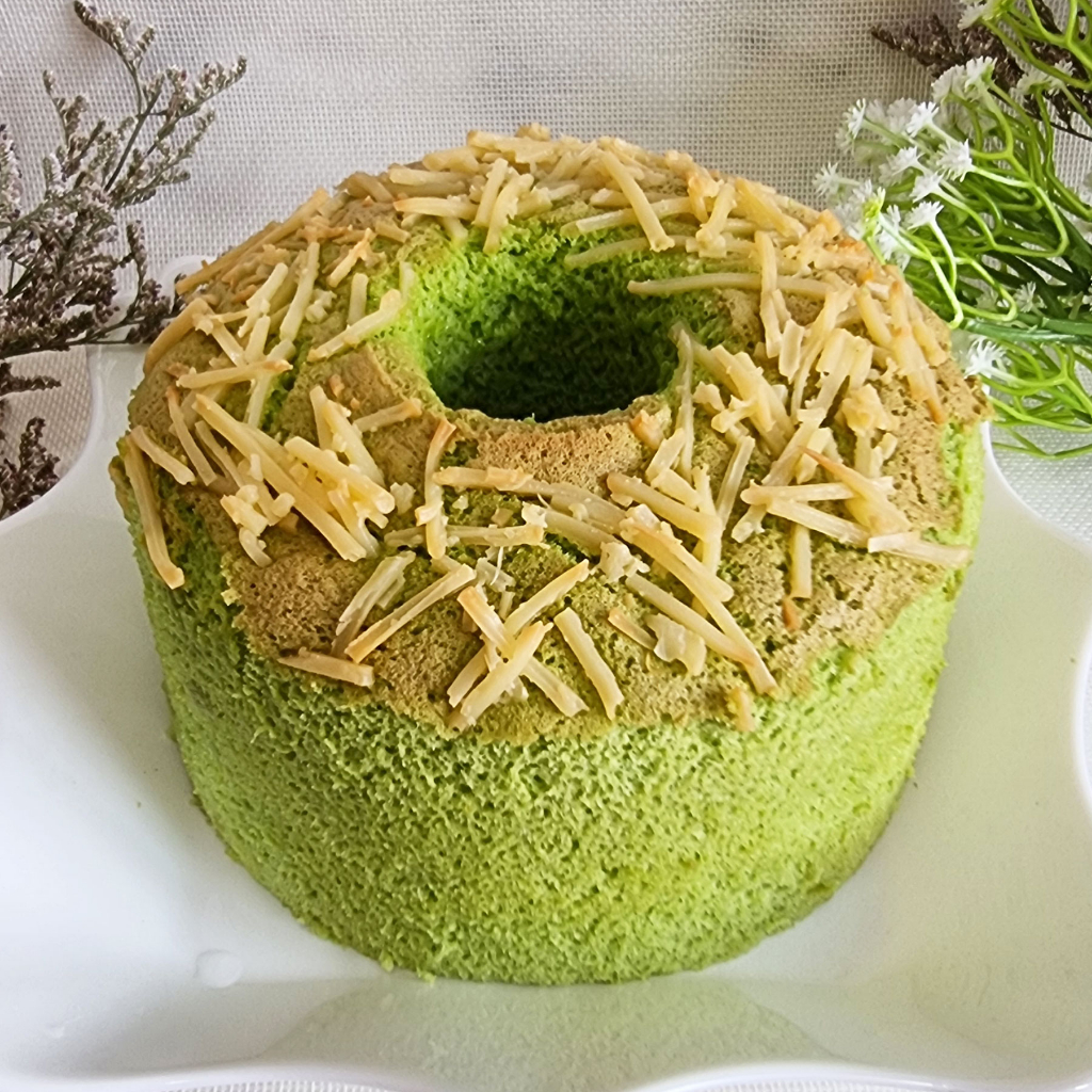 

Gluten Free Pandan Cheese Chiffon Cake