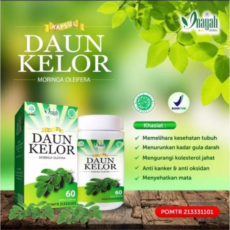 Kapsul Daun kelor Inayah BPOM