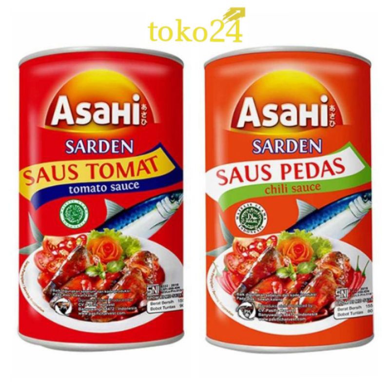 

Asahi Sarden Saus Tomat dan Pedas 155 gr