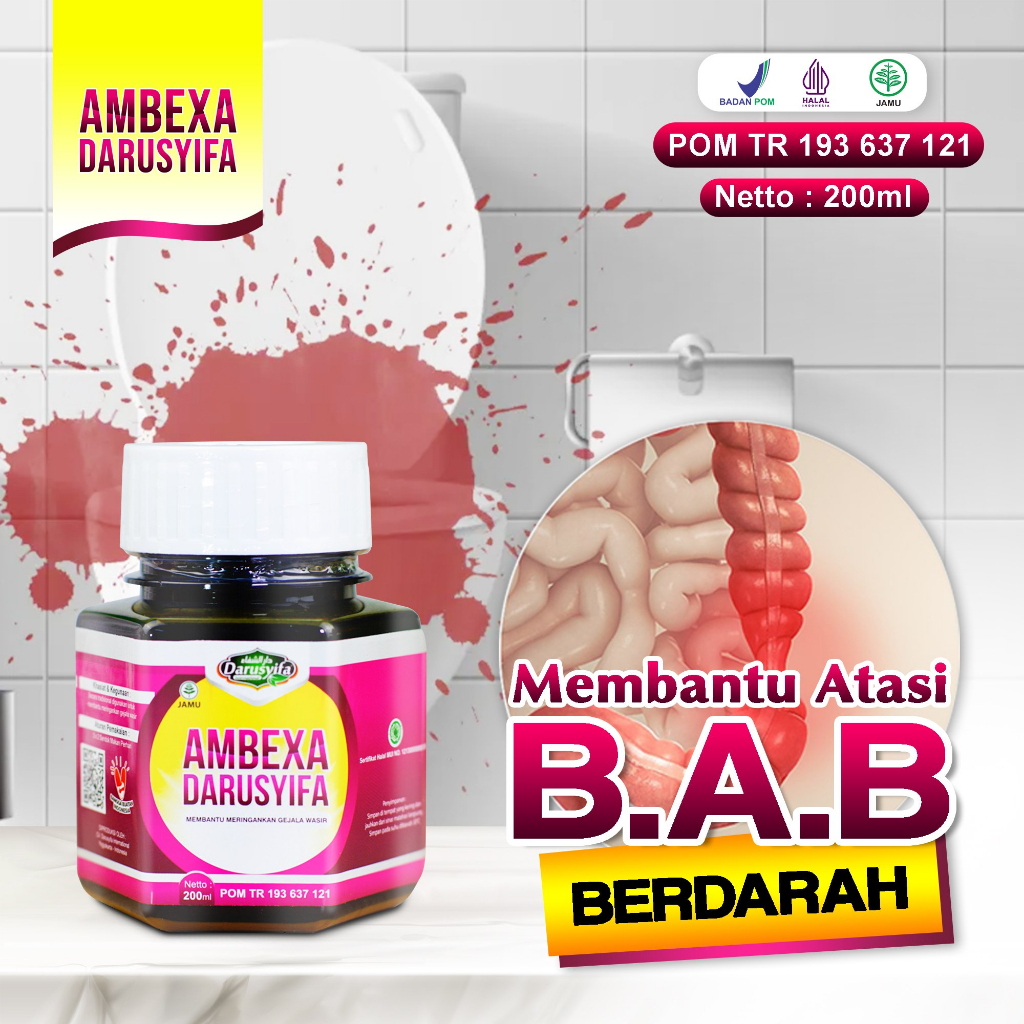 Ambexa Wasir Madu Obat Ambeien Paling Ampuh Darusyifa