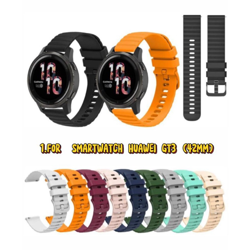 Strap/Tali Jam Smartwatch For Huawei Watch GT3 (42mm ) - 20mm Silicone
