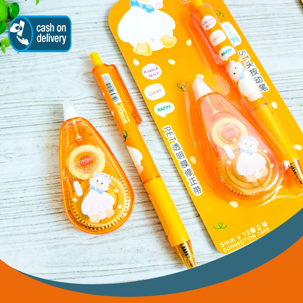 

Correction tape 2 in 1 Roll duck 30 meter ( 1 correction tape + 1 pen ) XDM No.6218 LUCU IMUT KADO UNIK ALAT-ALAT SEKOLAH AESTHETIC