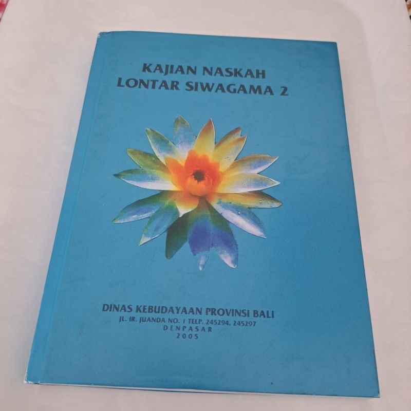 Buku Kajian Naskah Lontar Siwagama 2 Agama Hindu Bali