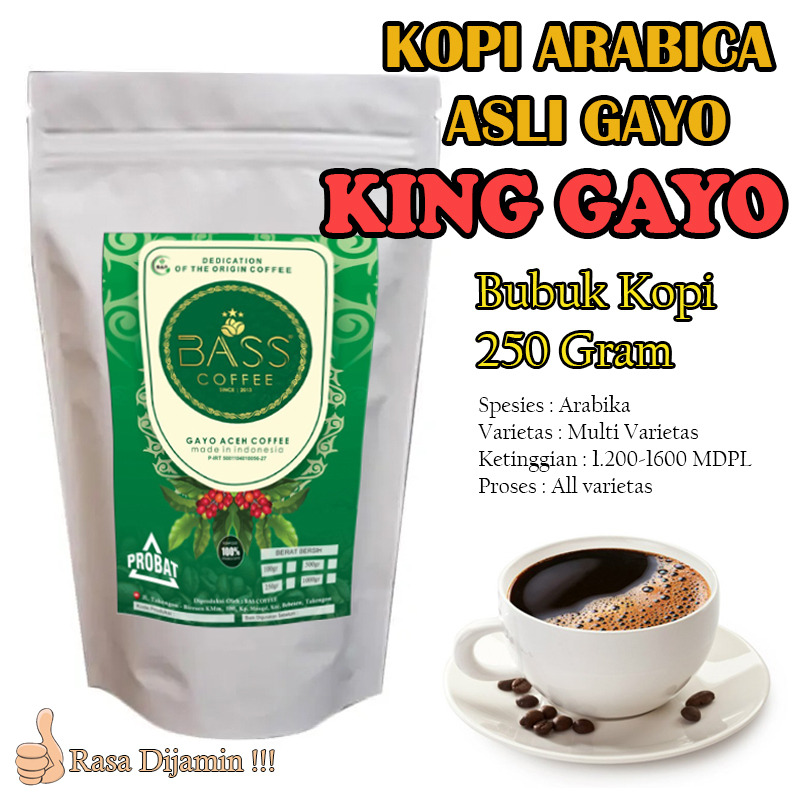 

Kopi Arabica - King Gayo - Bubuk 250g