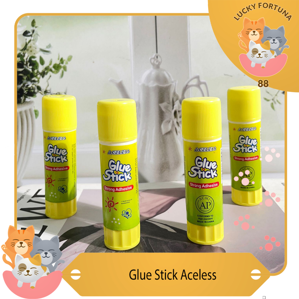 

Glue Stick Aceless Lem stick Lem stick kertas Lem stik tahan lama Lem stick serbaguna Lem stick murah