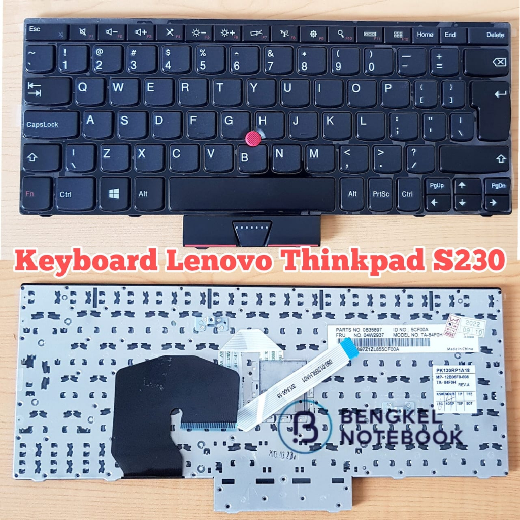 Keyboard Lenovo Thinkpad Twist S230 S230U S230I E230 E230S Enter Besar Pointer UK