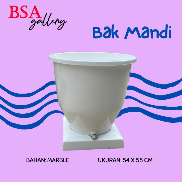 BAK MANDI MARBLE / GENTONG AIR TEBAL BERKUALITAS / BAK AIR KAMAR MANDI