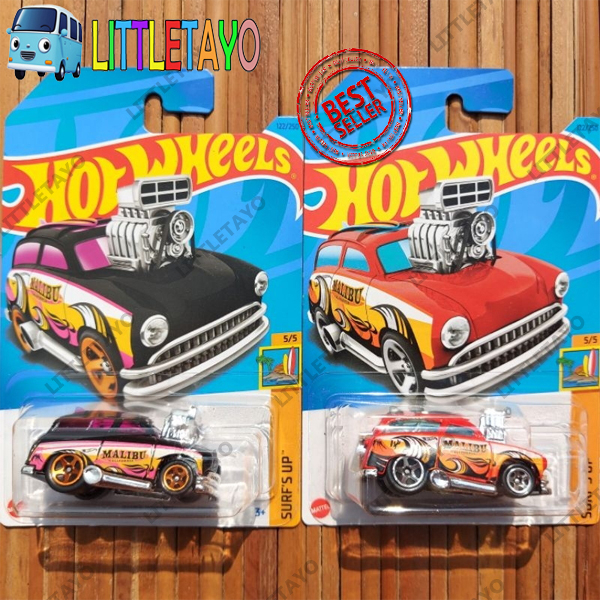 Hot Wheels Surf N Turf 2023 Merah Hitam Malibu Tooned Mobil Kodok Travel Hotwheels Murah Original