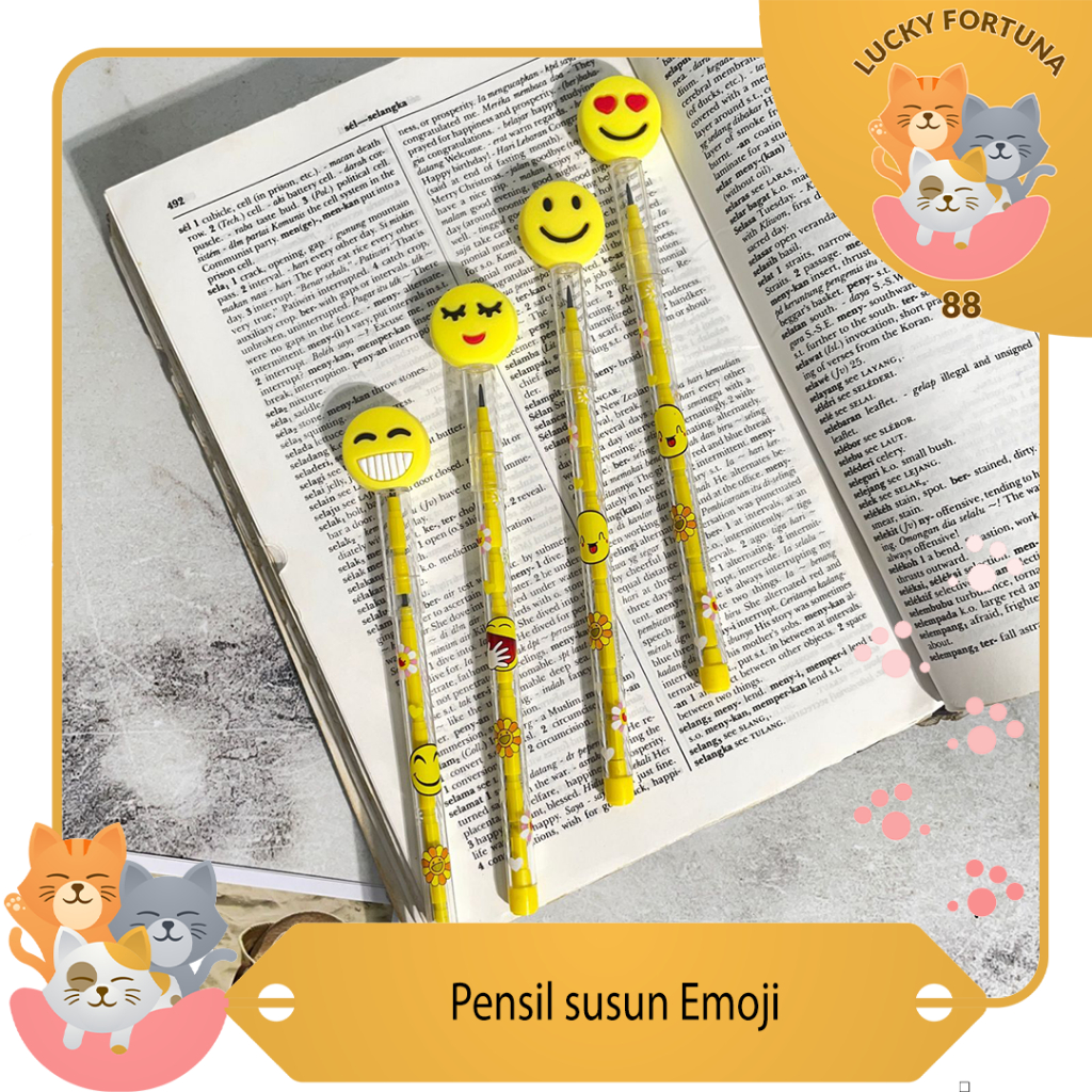 

Pensil Susun Emoji Pencil susun Bentuk Emoji