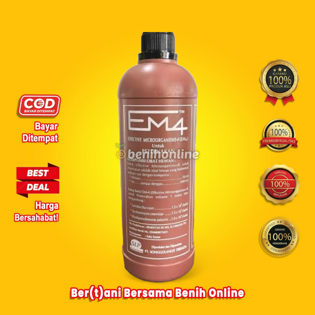 EM4 PETERNAKAN 1000 ML fermentasi pakan ternak