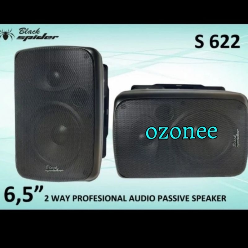 Speaker Pasif Black Spider S 622 6.5 Inch Sepasang Black Spider S622