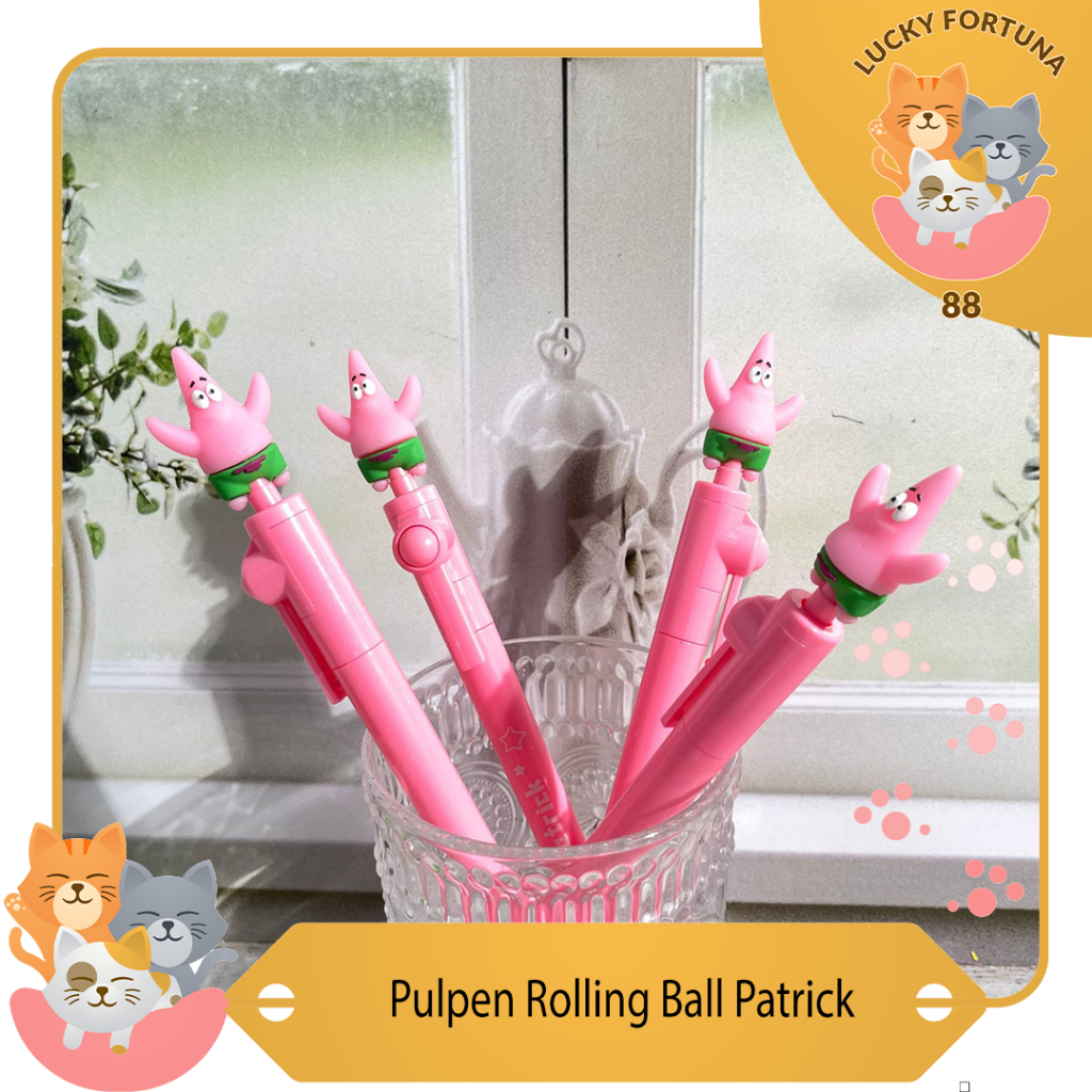 

Pulpen Rolling Ball Patrick Tinta Warna Hitam Pen Rolling Ball Patrick ATK alat tulis kantor
