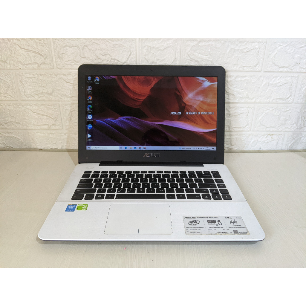 Asus X455LJ White Core i3 Gen 5 Nvidia 920m RAM 6GB SSD 128GB Laptop Second