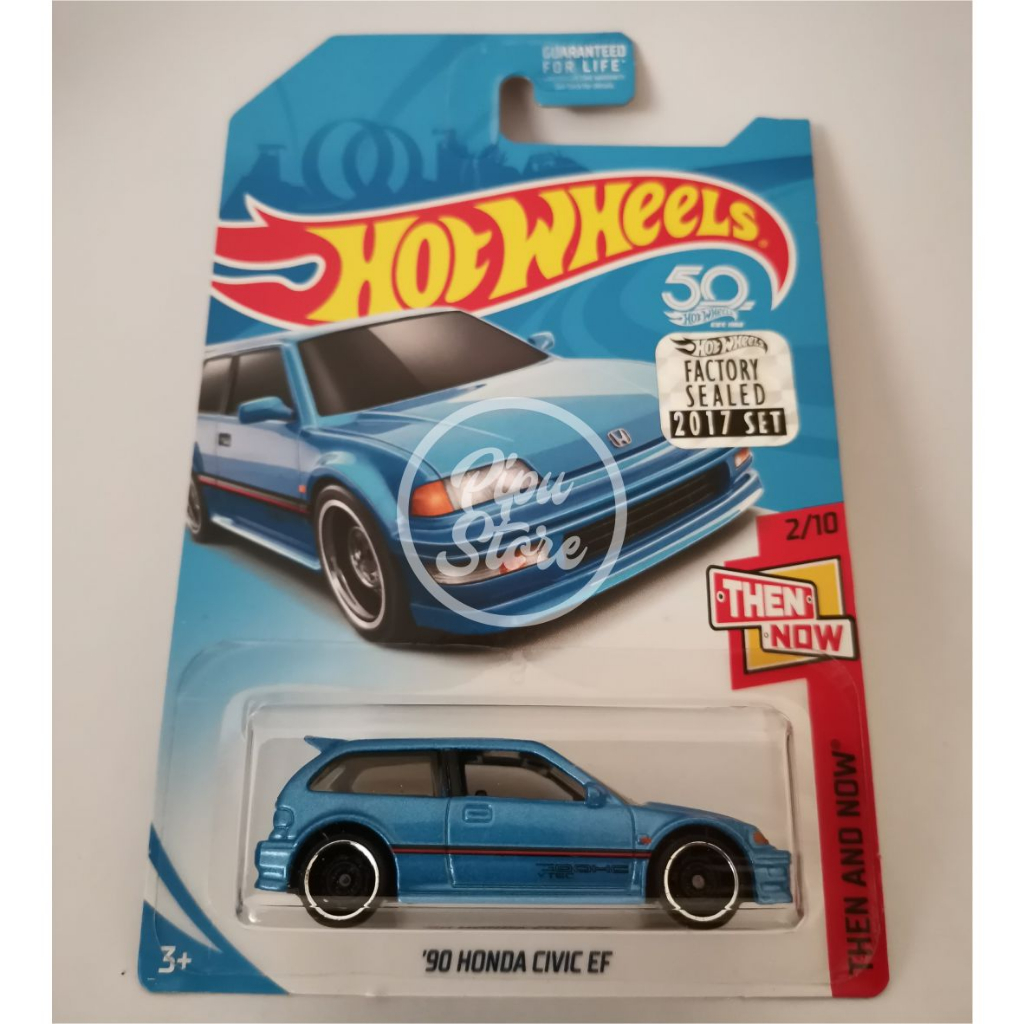 Hot Wheels Factory Sealed 90 Honda Civic EF Biru KMart Rare