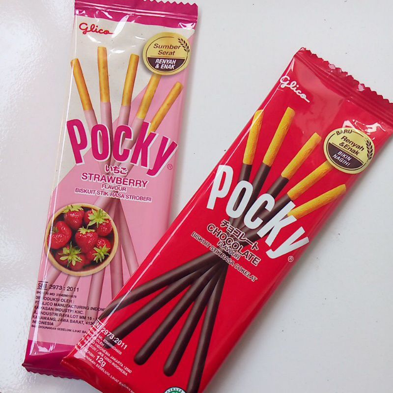 POCKY MINI / GLICO POCKY SINGLE / POCKY SACHET / POCKY COKLAT / POCKY STRAWBERRY GLICO WINGS POCKY P